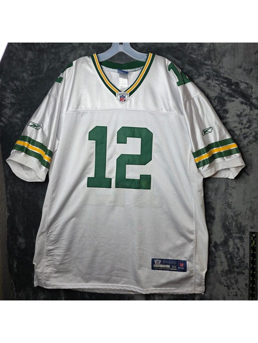 Green Bay Packers Onfield Jersey Mens 56 Reebok #12 Aaron Rodgers NFL Green Sewn